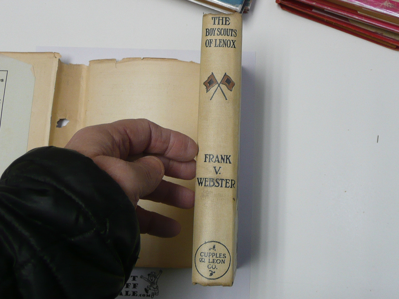 The Boy Scouts of Lenox or The Hike Over Big Bear Mountain, by Frank V. Webster, 1915 First Edition, Hardbound with Dust Jacket, Boy Scout Story Book
