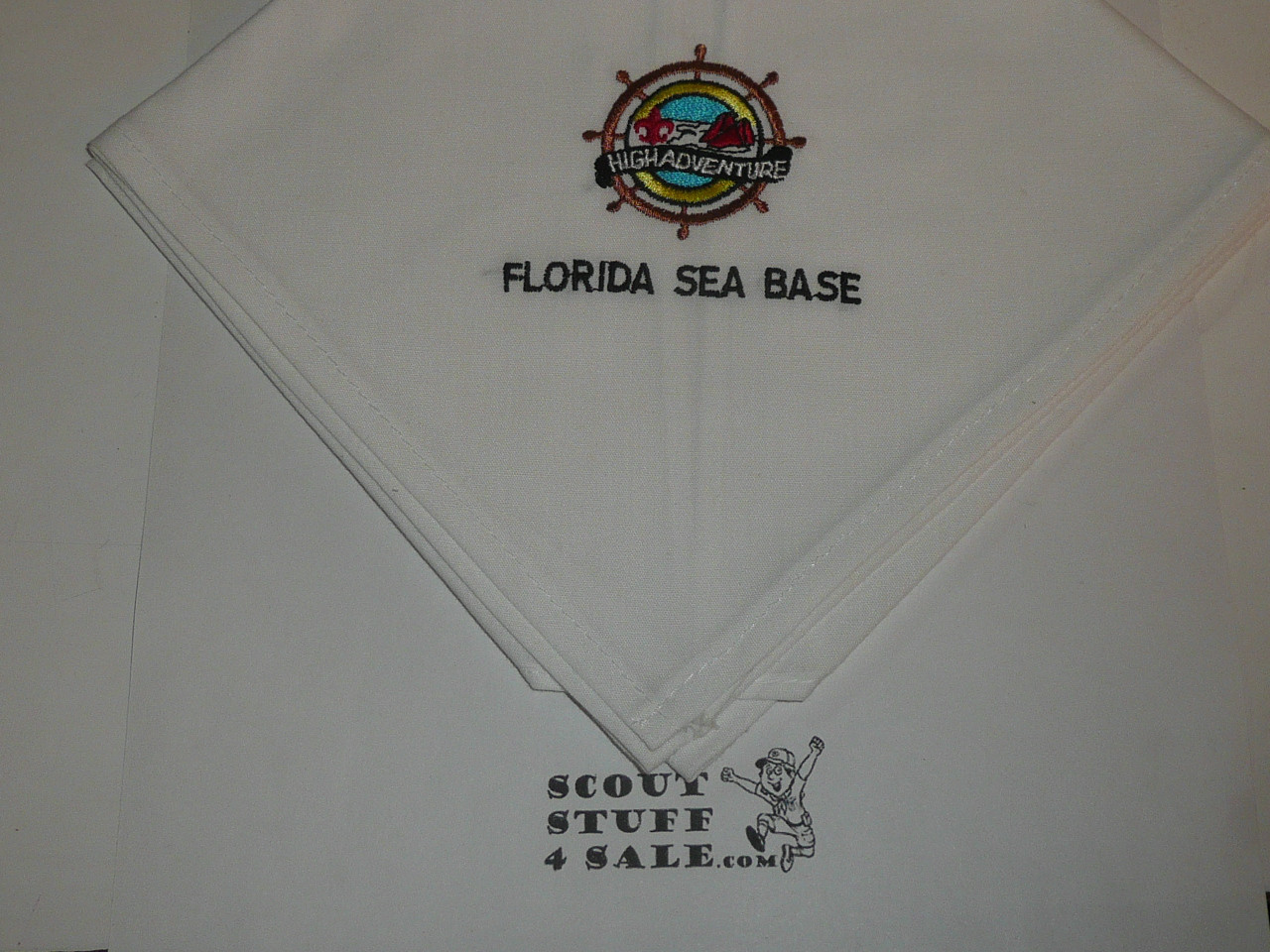 Florida High Adventure Sea base Neckerchief, royal blue sky