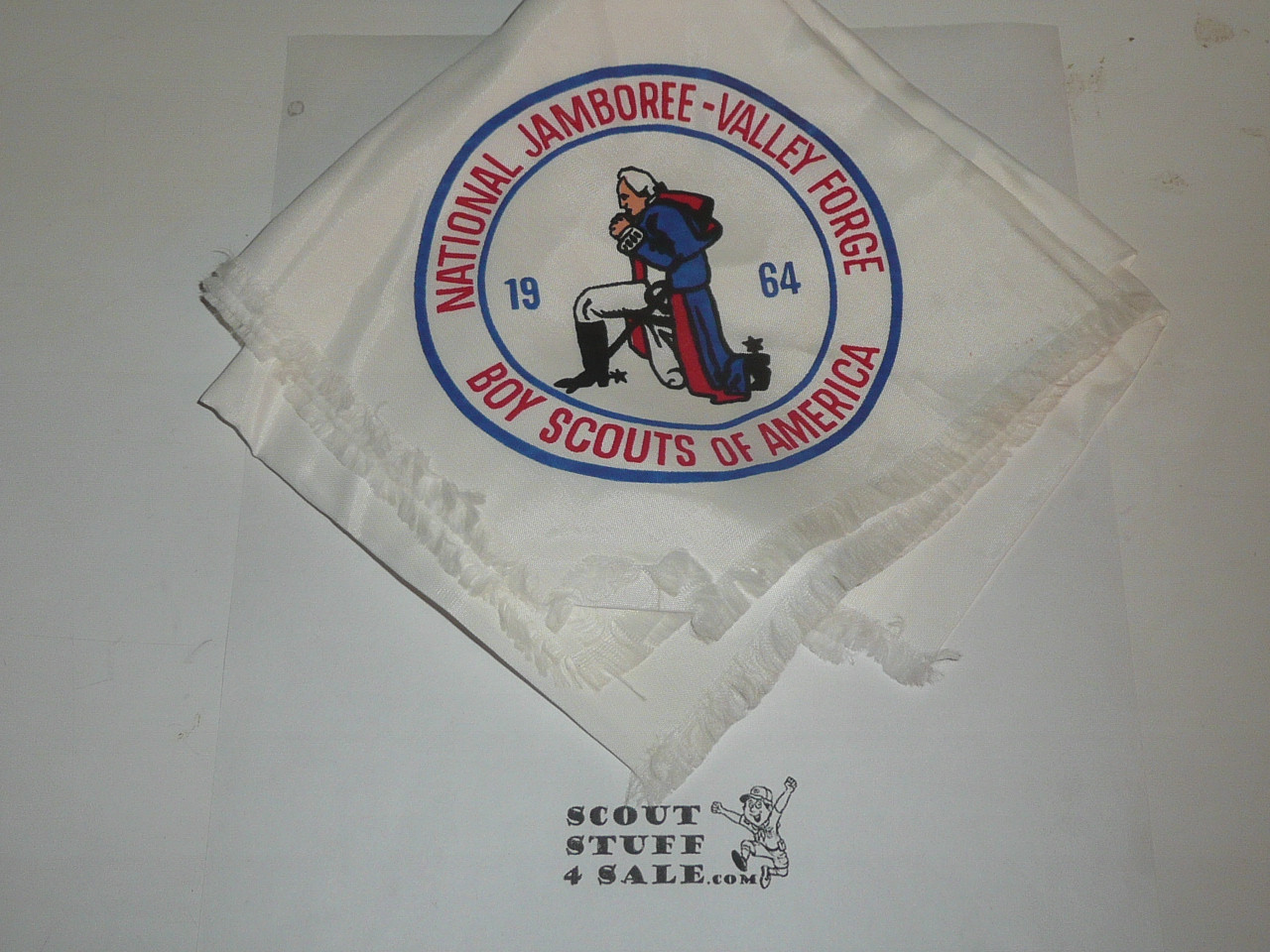 1964 National Jamboree Screen Printed Silk Neckerchief
