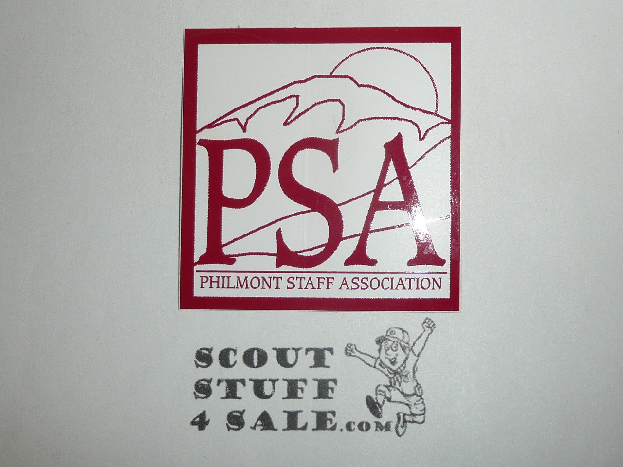Philmont Scout Ranch, Staff Association Sticker, maroon