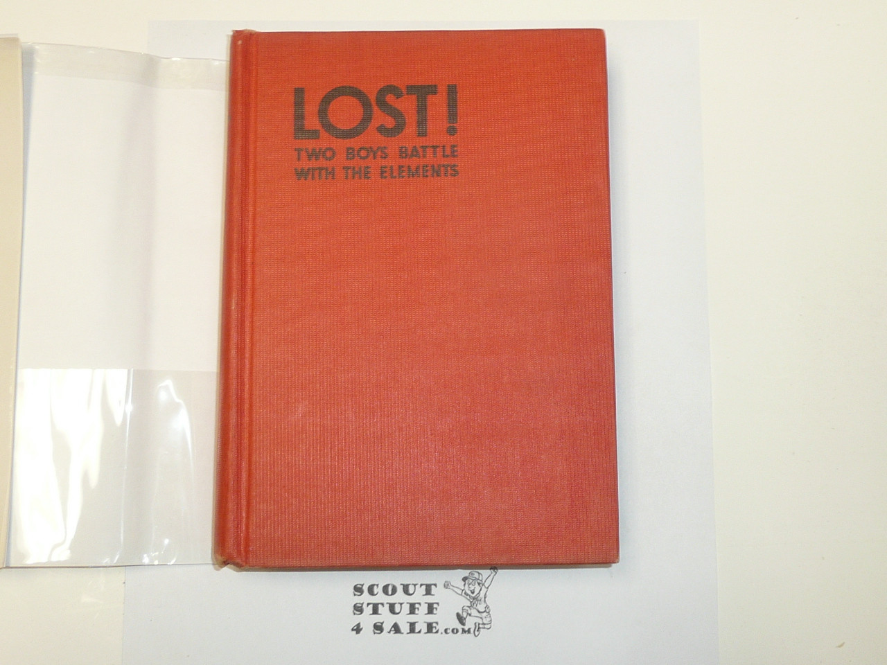 LOST! Two Boys Battle With the Elements, By Allen Chaffee, Hardbound with Dust Jacket, Boy Scout Story Book