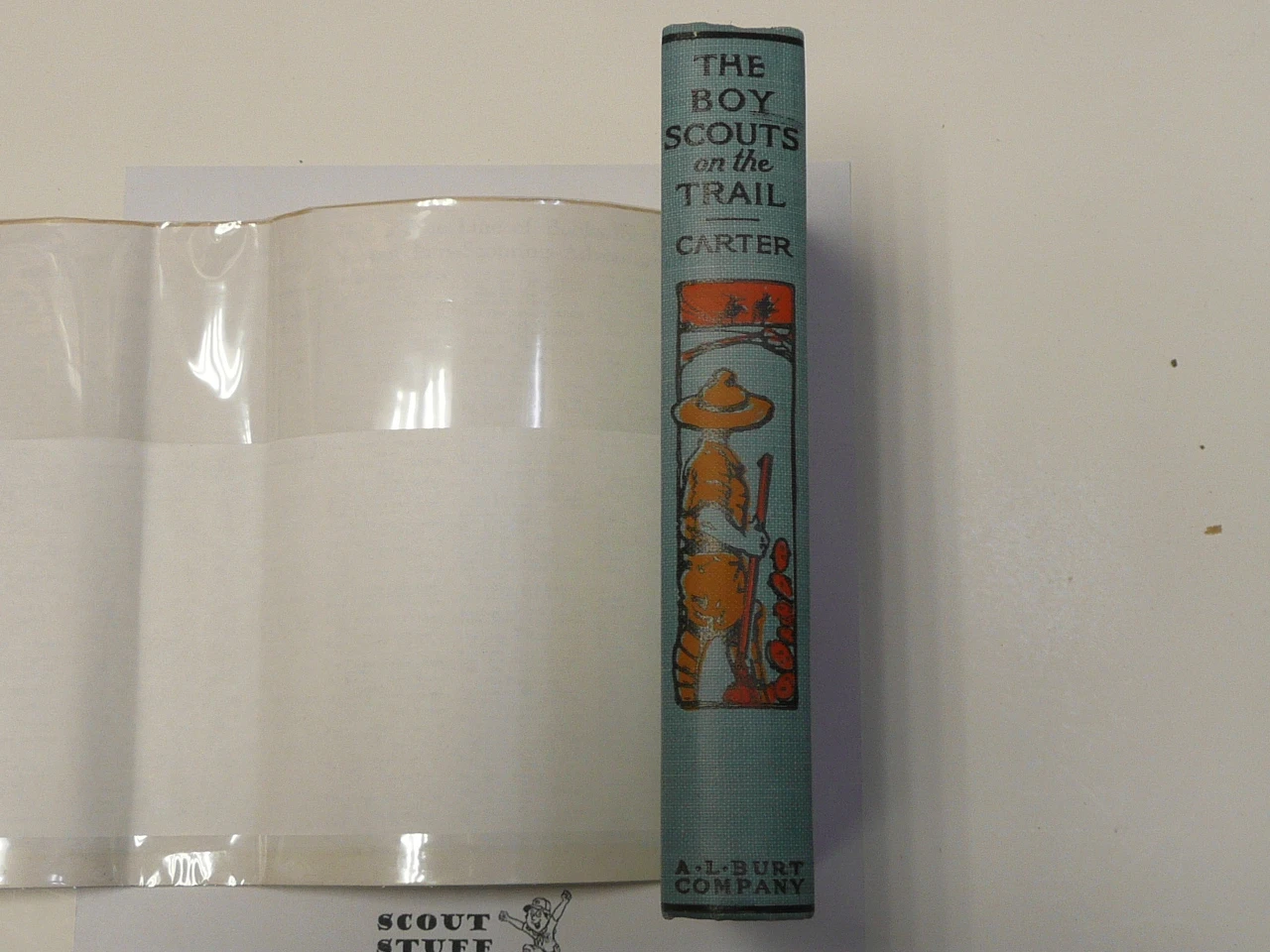 The Boy Scouts on the Trail, By Herbert Carter, 1913 First Edition, Hardbound with Dust Jacket, Boy Scout Story Book