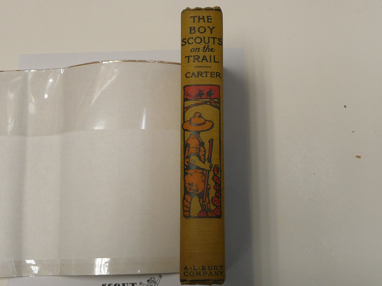 The Boy Scouts on the Trail, By Herbert Carter, 1913 First Edition, Hardbound with Dust Jacket, Boy Scout Story Book #2