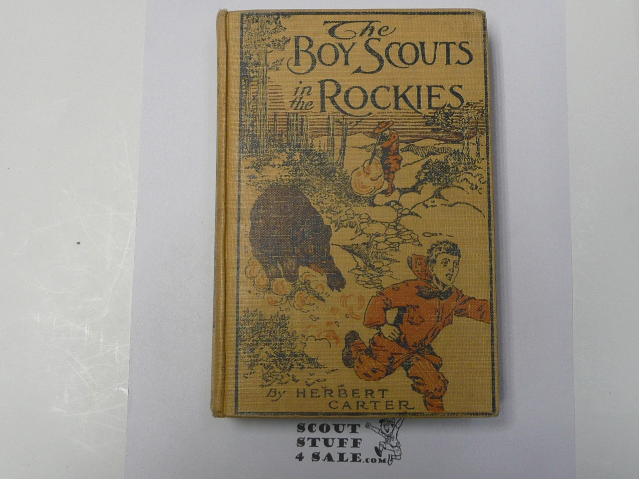 The Boy Scouts in the Rockies, By Herbert Carter, 1913 First Edition, Hardbound, Boy Scout Story Book