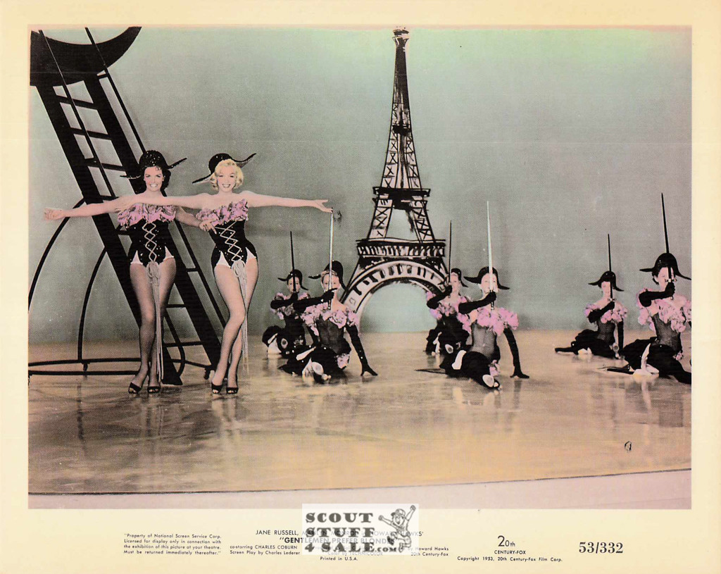 Gentlemen Prefer Blondes Marilyn Monroe Postcard by Classico SF #220-009, 8x10"