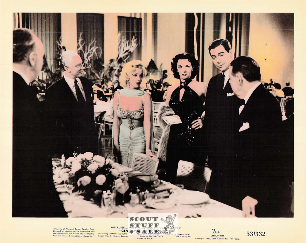 Gentlemen Prefer Blondes Marilyn Monroe Postcard by Classico SF #220-014, 8x10"