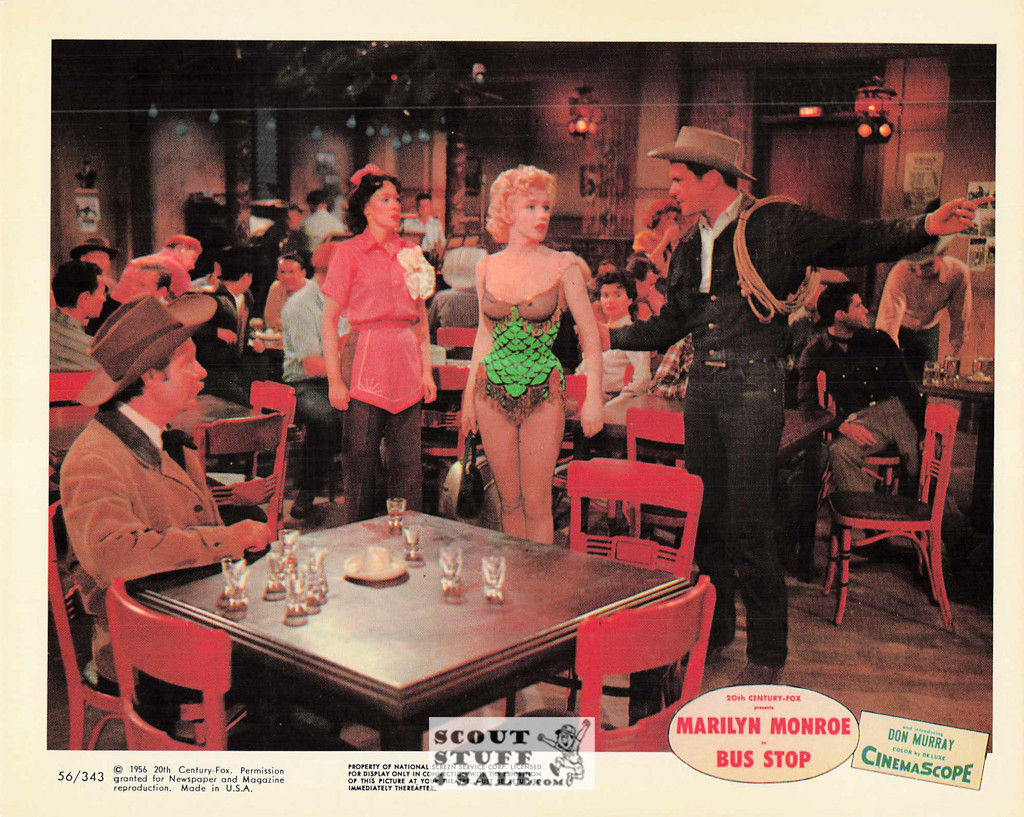 Bus Stop Marilyn Monroe Postcard by Classico SF #220-023, 8x10"