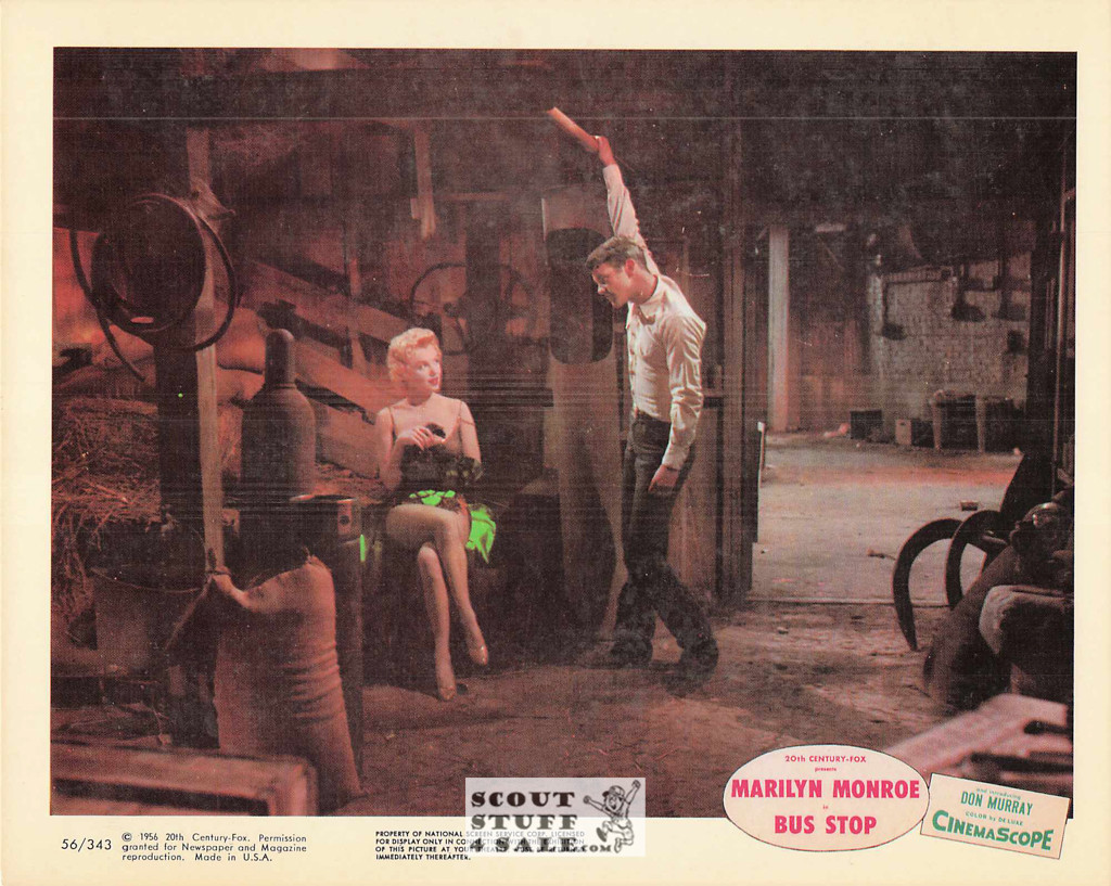 Bus Stop Marilyn Monroe Postcard by Classico SF #220-025, 8x10"