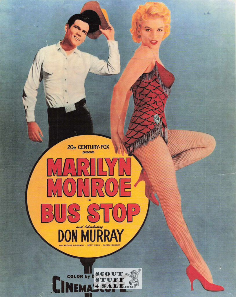 Bus Stop Movie Poster Postcard by Classico SF #220-034, 8x10"