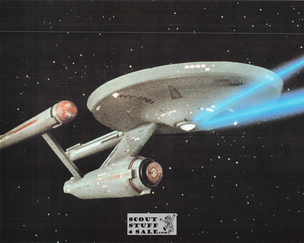 Star Trek Postcard USS Enterprise by Classico SF #220-143, 8x10"