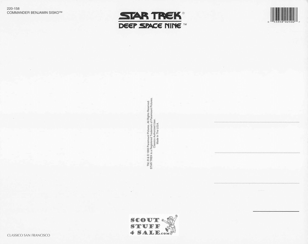 Star Trek Deep Space Nine Postcard by Classico SF #220-158, 8x10"