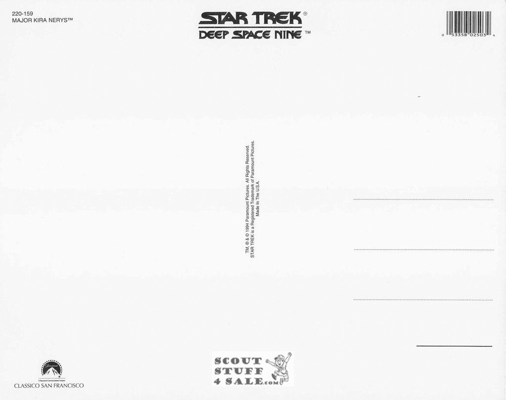 Star Trek Deep Space Nine Postcard by Classico SF #220-159, 8x10"