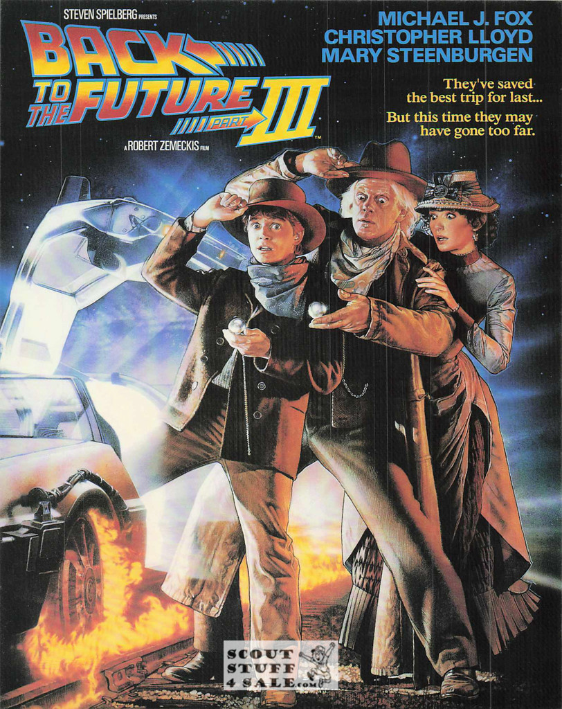 Back to the Future III Movie Poster Postcard by Classico SF #220-183, 8x10"