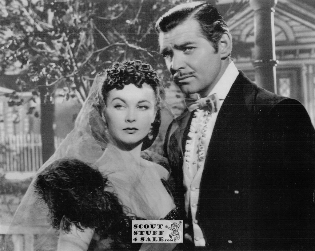 Gone  With the Wind Gable/Leigh Postcard by Classico SF #220-192, 8x10"