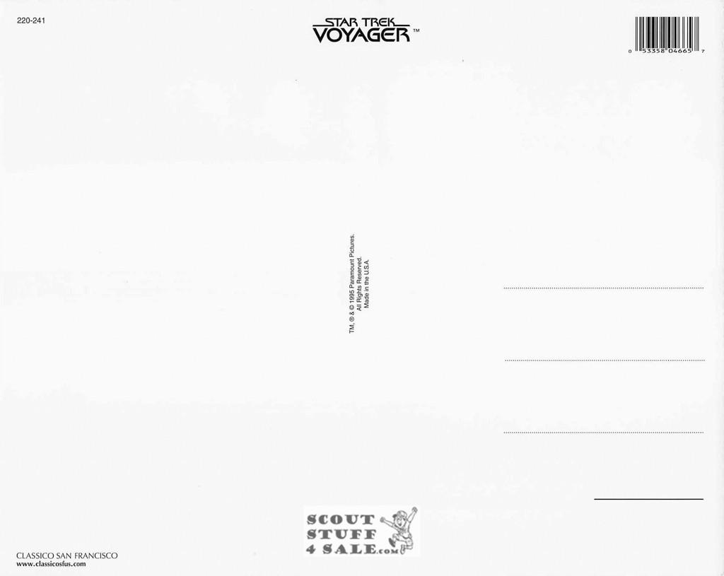 Star Trek Voyager Postcard by Classico SF #220-241, 8x10"
