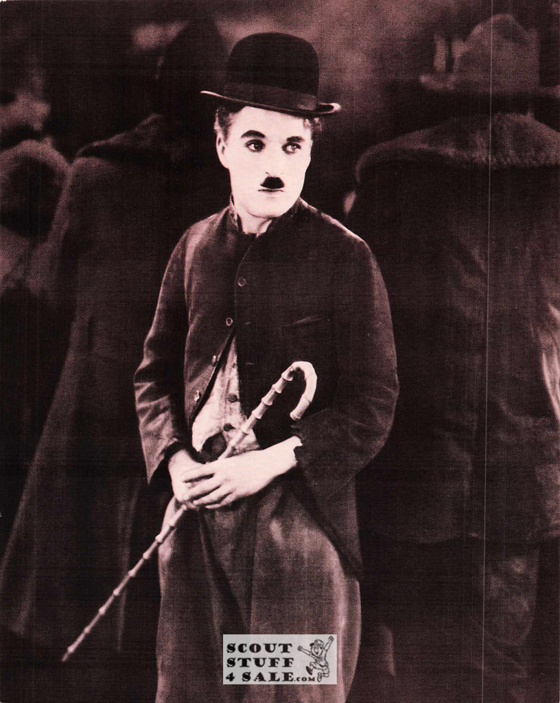 Charlie Chaplin Sepia Postcard by Classico SF #224-004, 8x10"