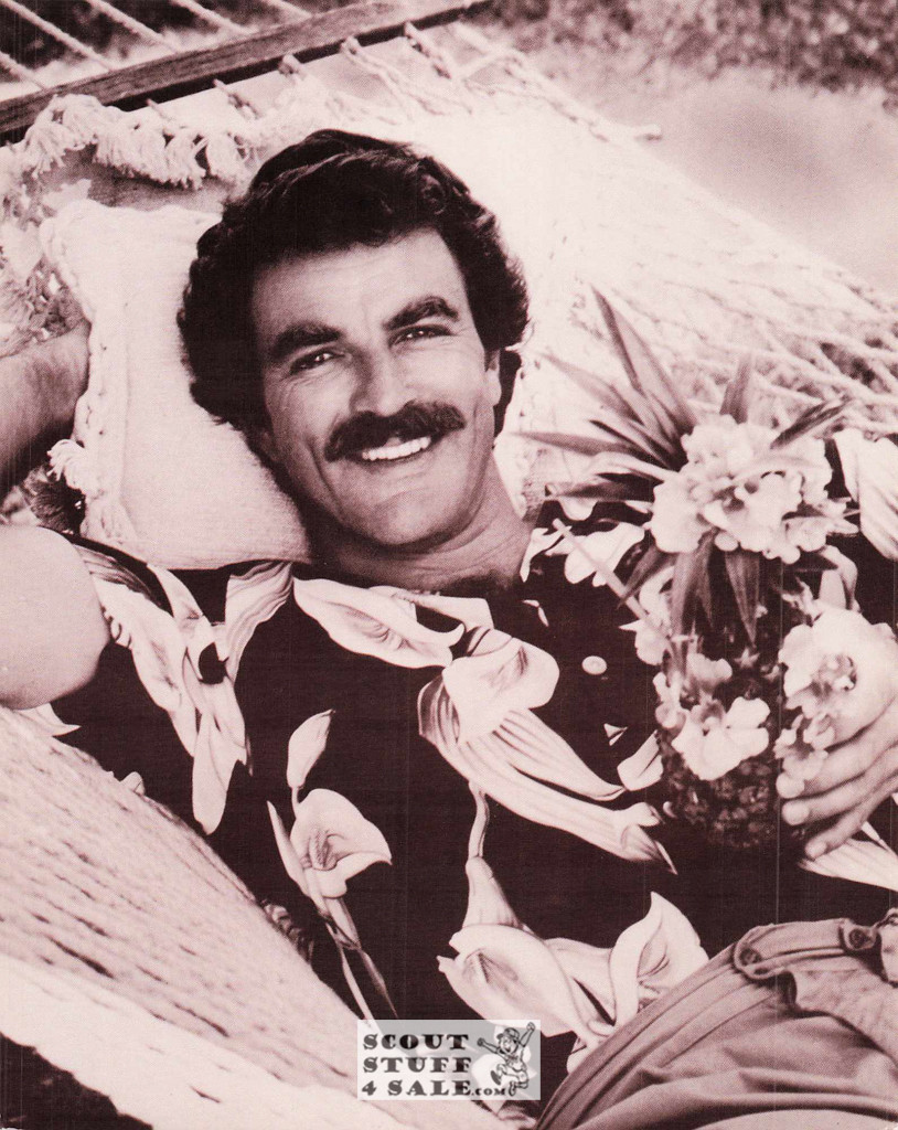 Tom Selleck Sepia Postcard by Classico SF #224-008, 8x10"