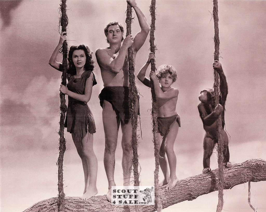 Tarzan Sepia Postcard by Classico SF #224-015, 8x10"