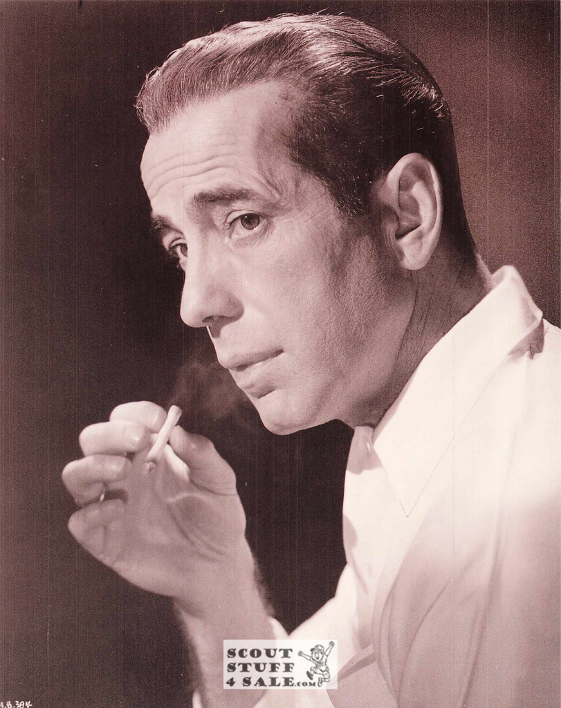 Humphrey Bogart Sepia Postcard by Classico SF #224-023, 8x10"
