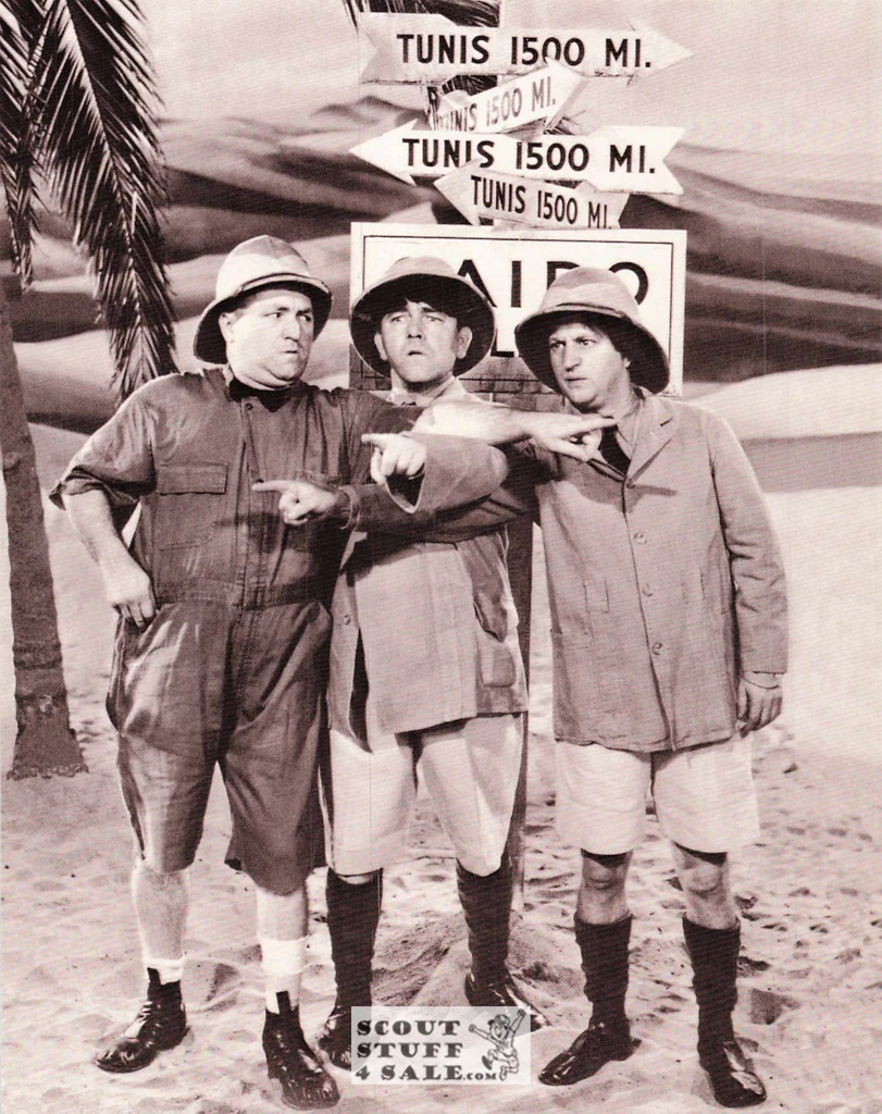 The Three Stooges Sepia Postcard by Classico SF #224-047, 8x10"