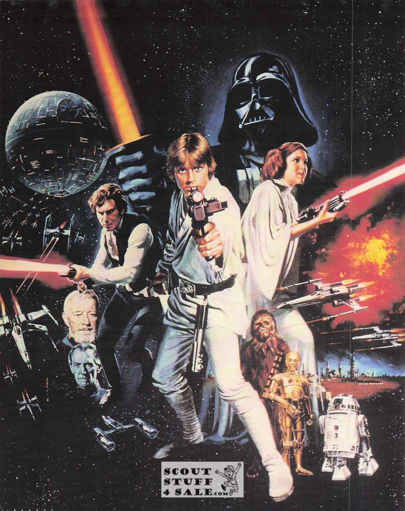 Star Wars Movie Poster Postcard by Classico SF #422-014, 8x10"
