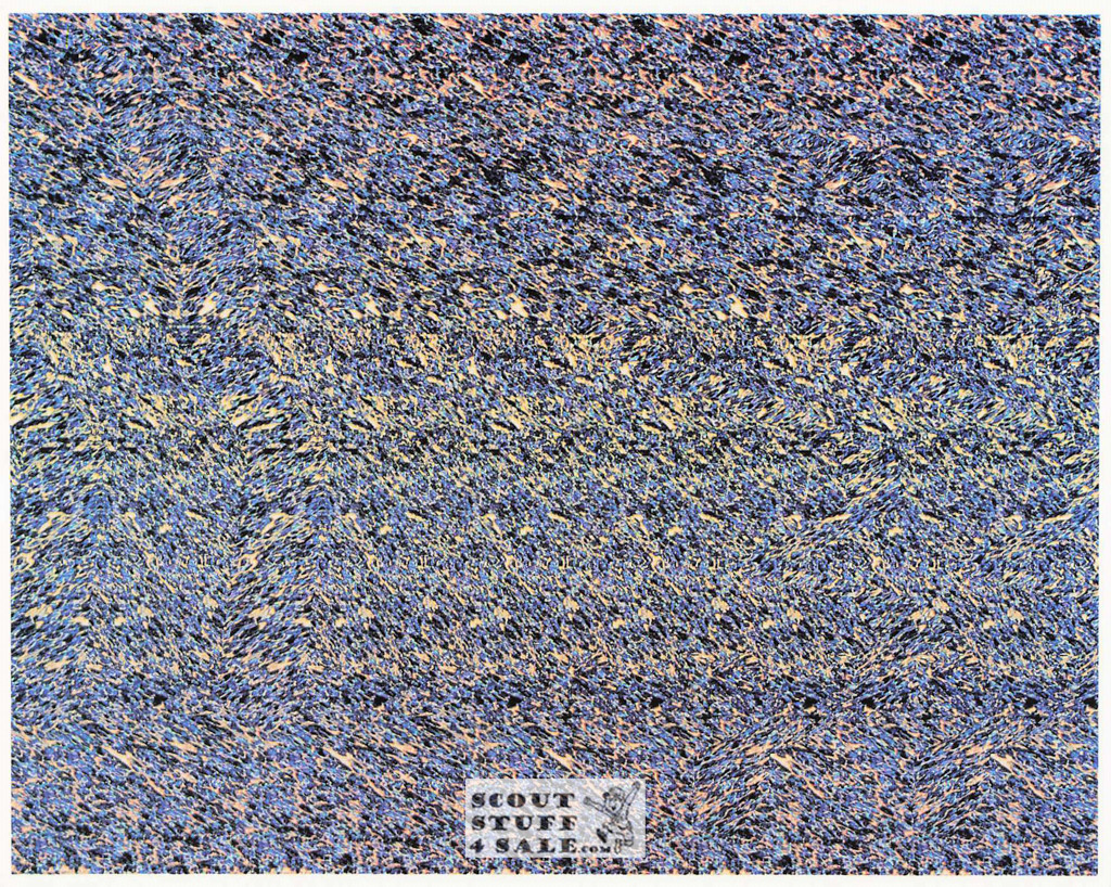 Attack Plane and Missle Magic Eye 3D Optical Illusion Postcard, Classico SF #528-005, 8x10"