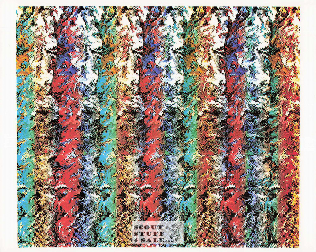 Tear Drop Magic Eye 3D Optical Illusion Postcard, Classico SF #528-013, 8x10"