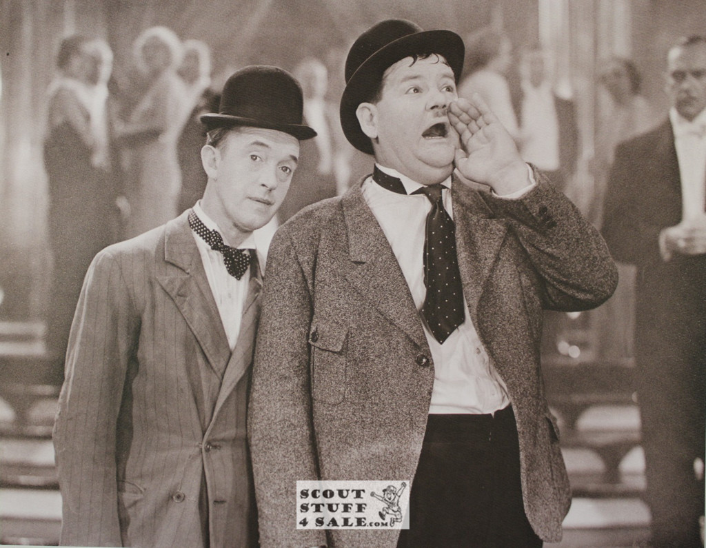 Laurel and Hardy Sepia Poster Postcard by Classico SF #130-022, 11x14"