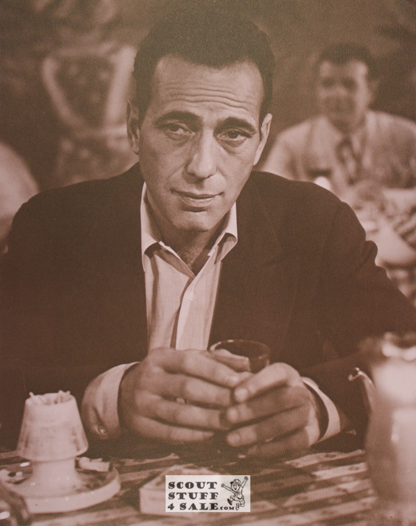 Humphrey Bogart Sepia Poster Postcard by Classico SF #130-024, 11x14"