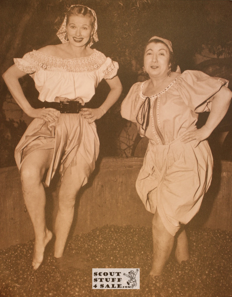 I Love Lucy Lucille Ball Sepia Poster Postcard by Classico SF #130-100, 11x14"