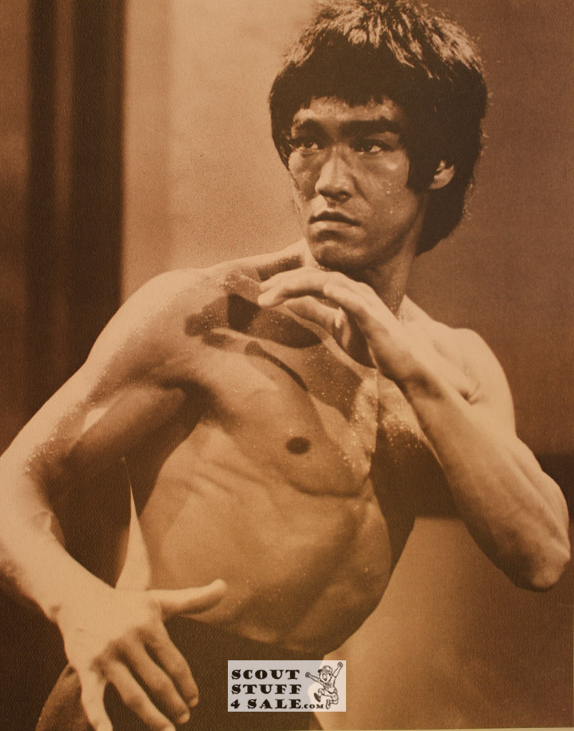 Bruce Lee Sepia Poster Postcard by Classico SF #130-112, 11x14"