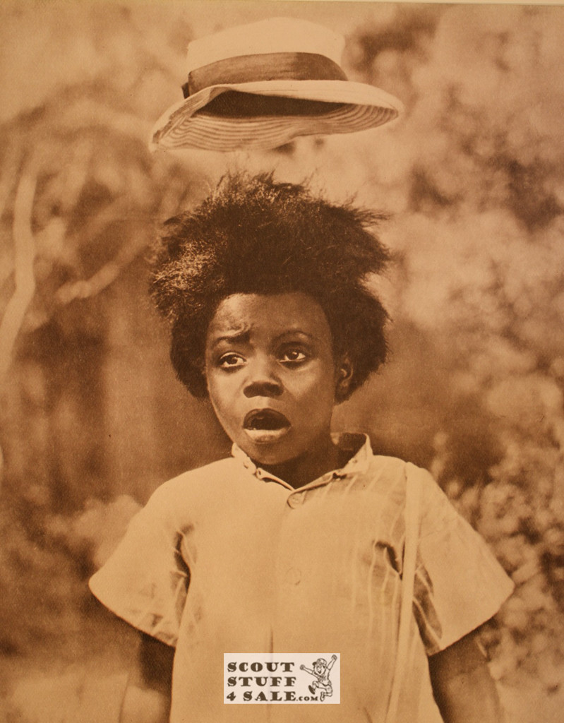 Buckwheat The Little Rascals Sepia Poster Postcard by Classico SF #130-140, 11x14"