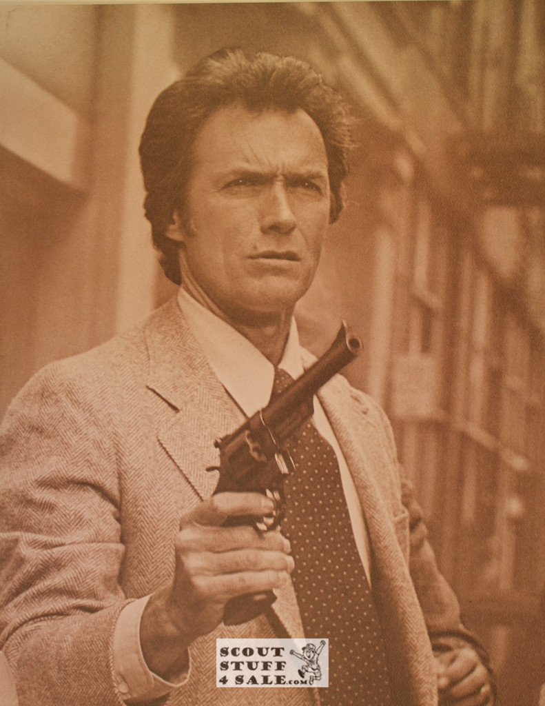 Clint Eastwood Dirty Harry Sepia Poster Postcard by Classico SF #130-141, 11x14"