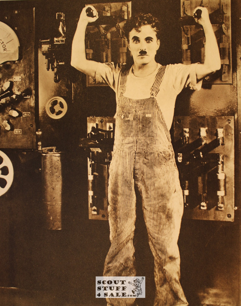 Charlie Chaplin Sepia Poster Postcard by Classico SF #130-147, 11x14"