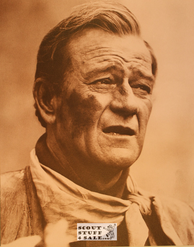 John Wayne Sepia Poster Postcard by Classico SF #130-165, 11x14"