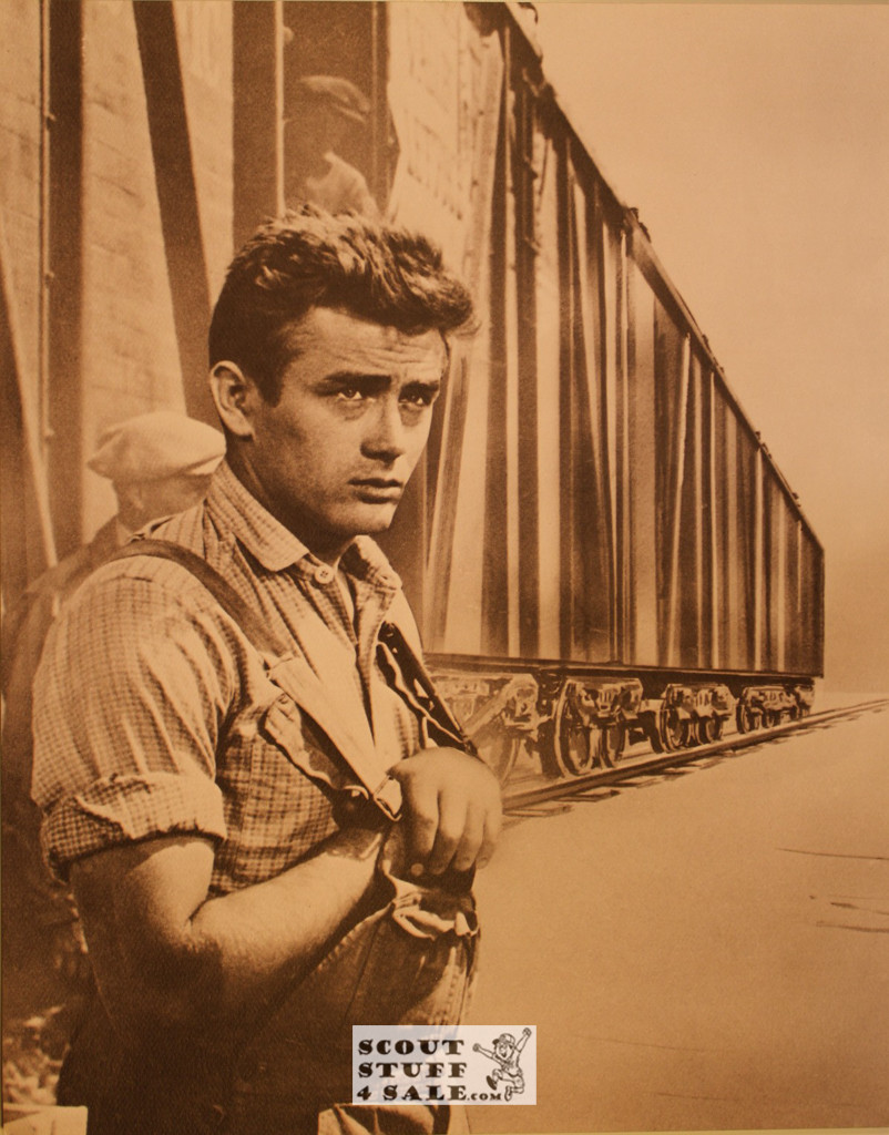 James Dean Sepia Poster Postcard by Classico SF #130-191, 11x14"