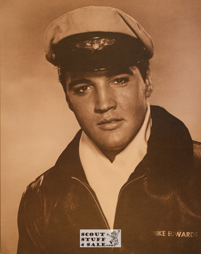Elvis Presley Sepia Poster Postcard by Classico SF #130-194, 11x14"