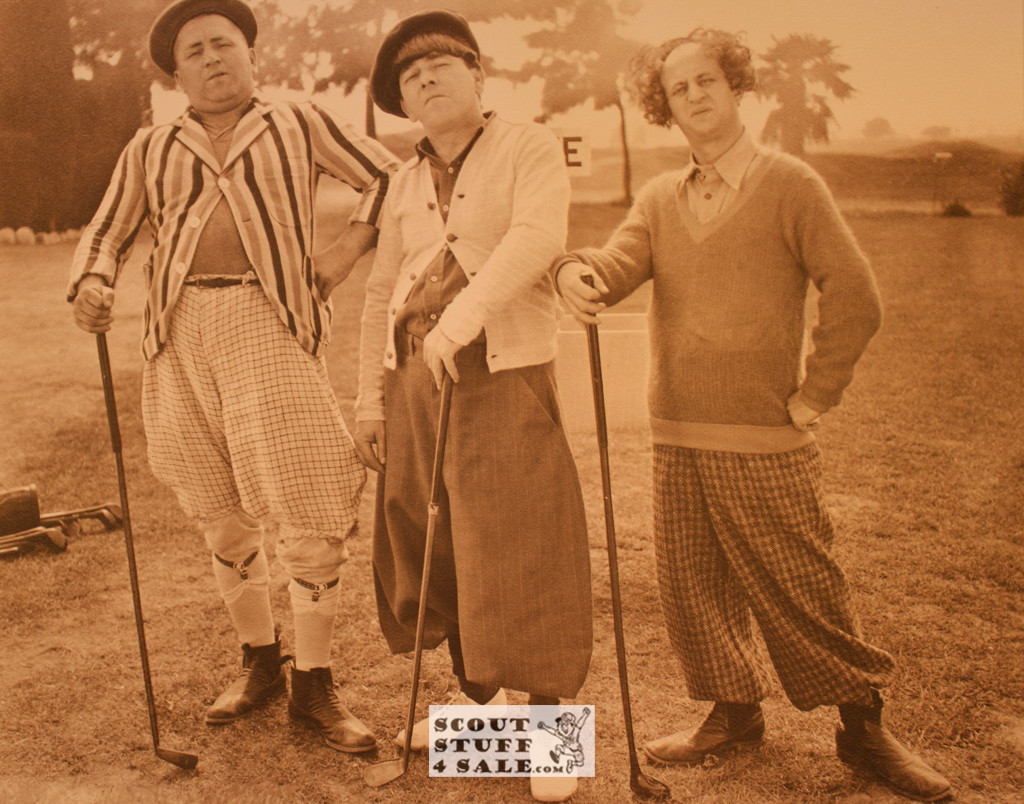 The Three Stooges Sepia Poster Postcard by Classico SF #130-221, 11x14"