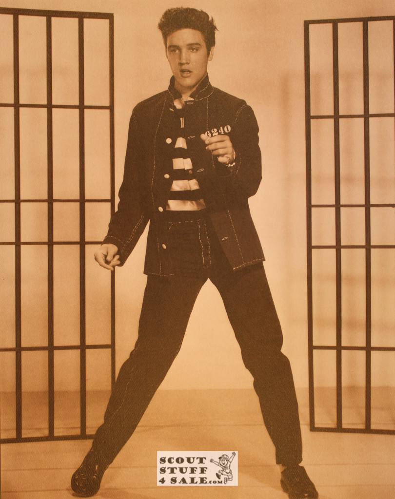 Elvis Presley Sepia Poster Postcard by Classico SF #130-234, 11x14"