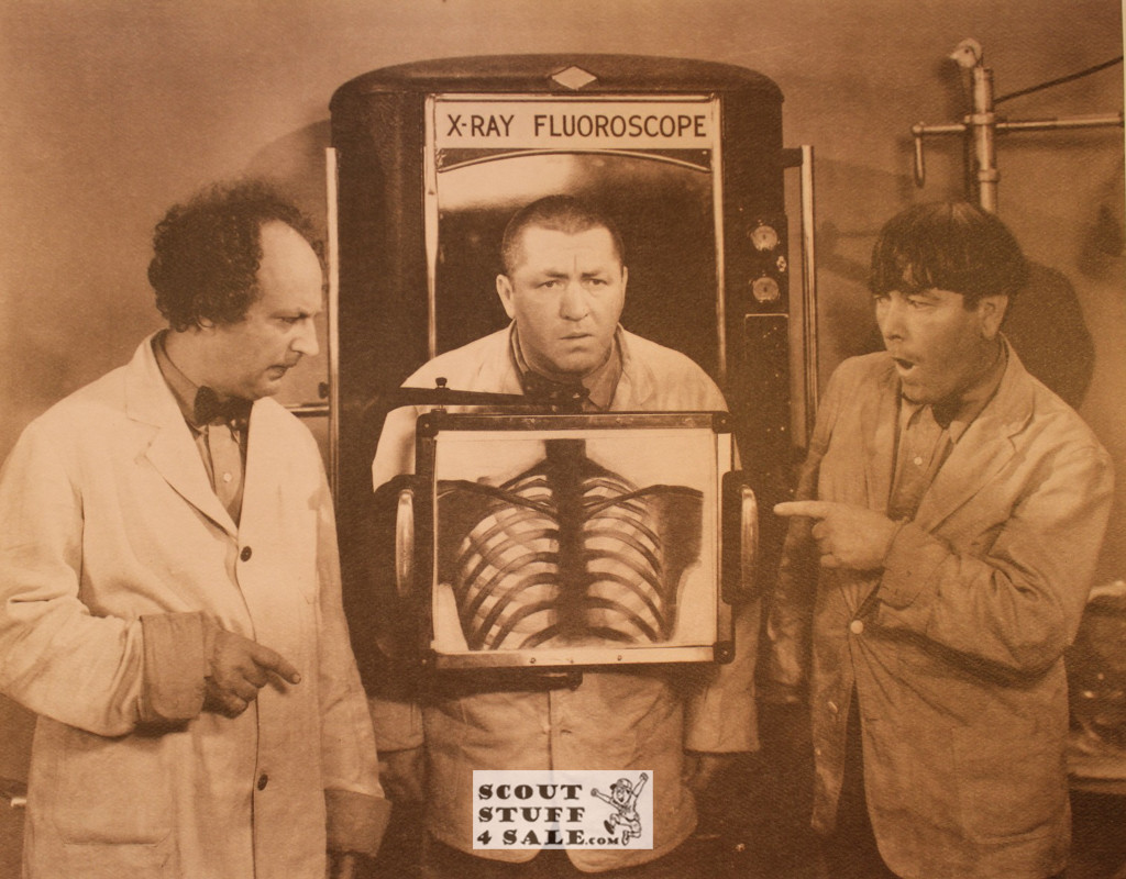 The Three Stooges Sepia Poster Postcard by Classico SF #130-236, 11x14"