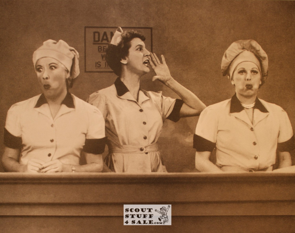 I Love Lucy Lucille Ball Sepia Poster Postcard by Classico SF #130-273, 11x14"
