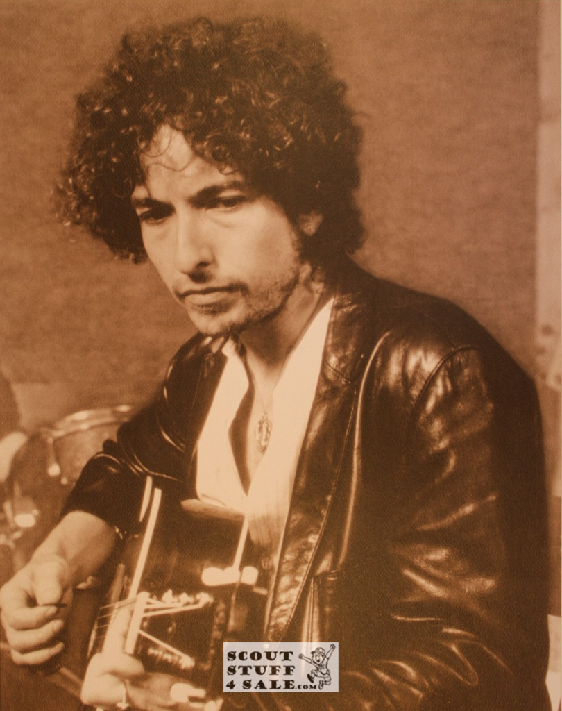 Bob Dylan Sepia Poster Postcard by Classico SF #130-285, 11x14"