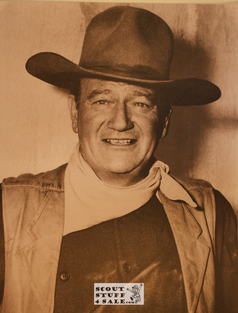 John Wayne Sepia Poster Postcard by Classico SF #130-286, 11x14"