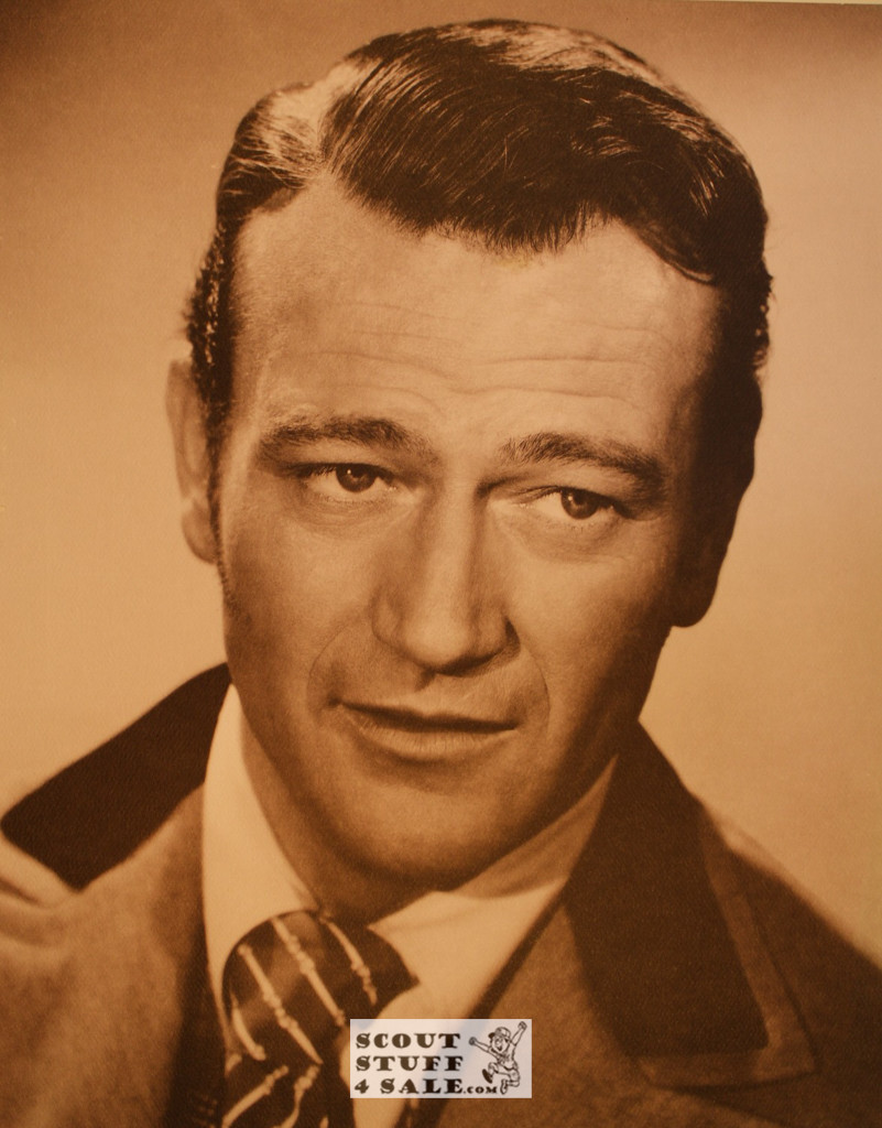 John Wayne Sepia Poster Postcard by Classico SF #130-291, 11x14"