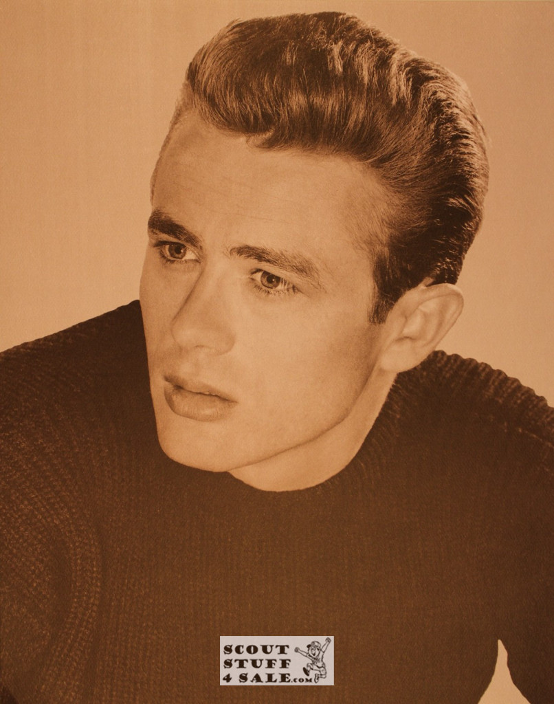 James Dean Sepia Poster Postcard by Classico SF #130-316, 11x14"