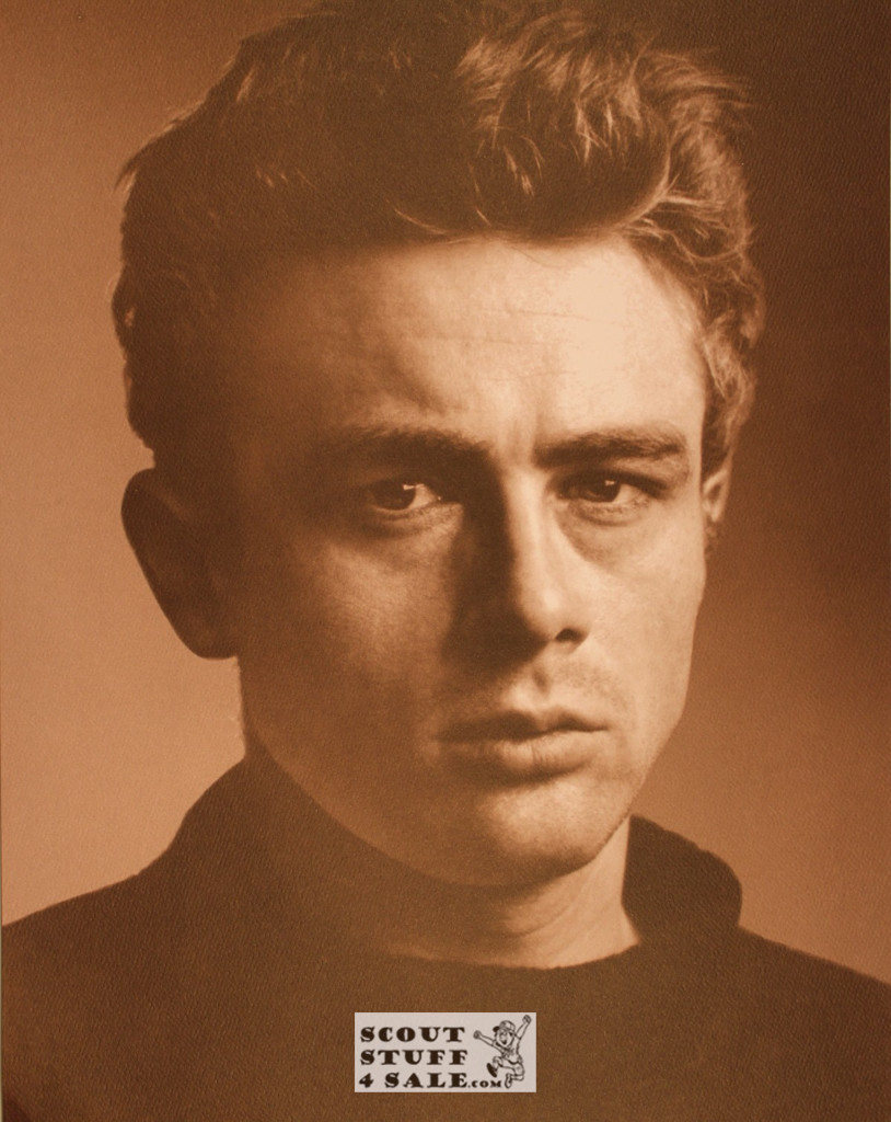 James Dean Sepia Poster Postcard by Classico SF #130-326, 11x14"