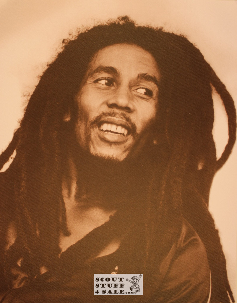 Bob Marley Sepia Poster Postcard by Classico SF #130-336, 11x14"