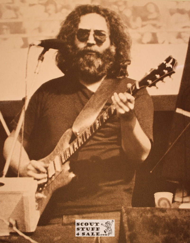 Jerry Garcia Sepia Poster Postcard by Classico SF #130-350, 11x14"