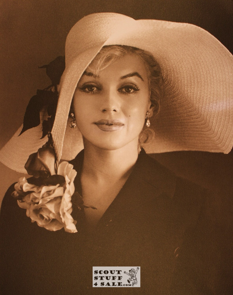 Marilyn Monroe Sepia Poster Postcard by Classico SF #130-355, 11x14"