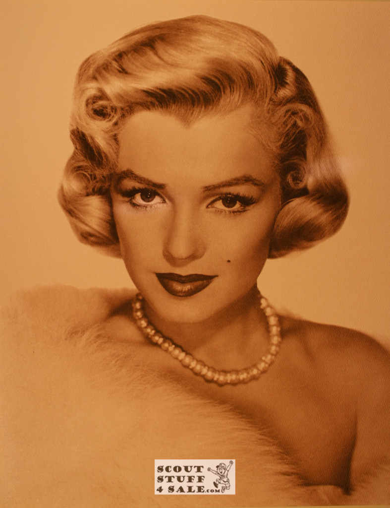 Marilyn Monroe Sepia Poster Postcard by Classico SF #130-356, 11x14"